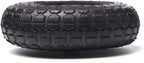 AR-PRO (2 Pack) 4.10/3.50-4 Tire and Wheel, Replacement Pneumatic Tires 10-Inch Wheel with 5/8" Bearings and 2.2" Offset Hub, Compatible with Hand Truck, Wheelbarrow, Wagon, Gorilla Carts