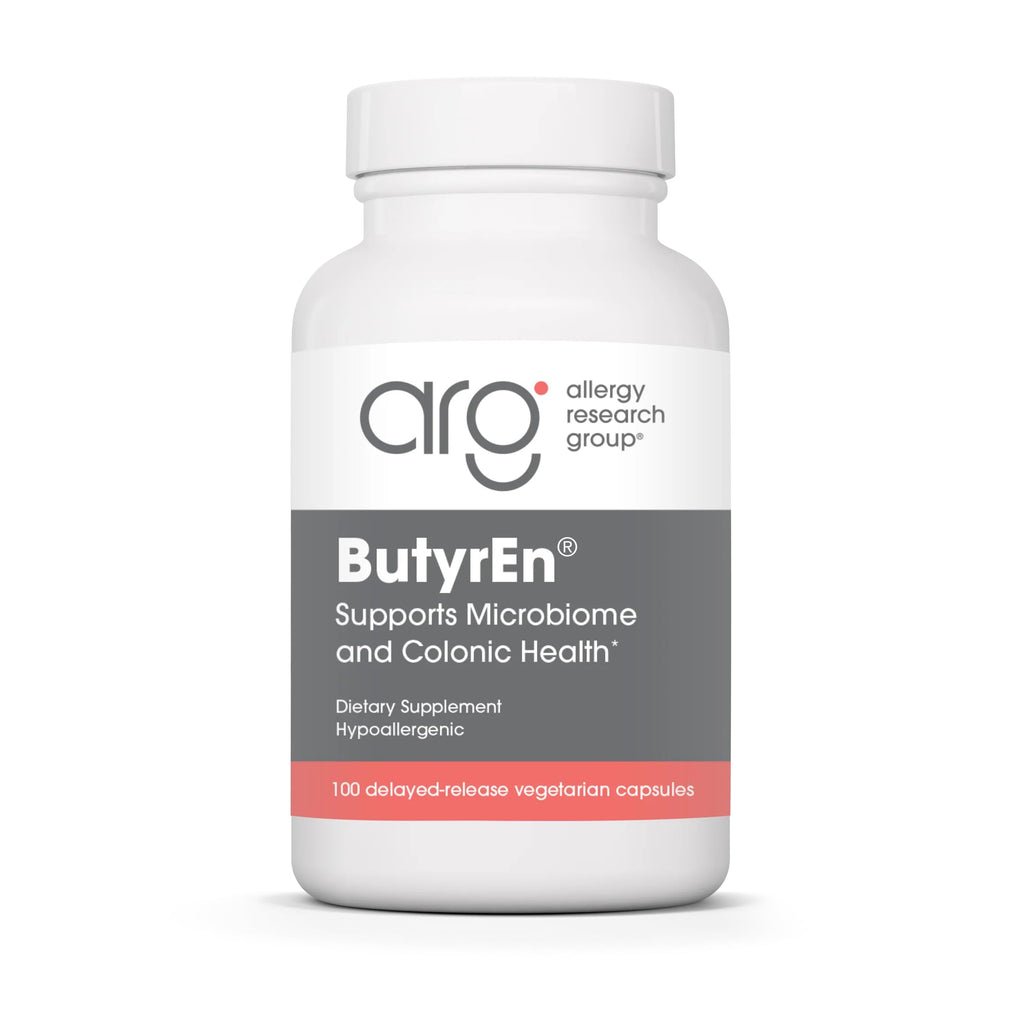 ARG ButyrEn Colon Lining Nutrition - Supports Gut and Colon Health - Digestive Support - Delivers 200 mg - Vegetarian & Hypoallergenic - 100 Servings - 100 Delayed-Release Capsules