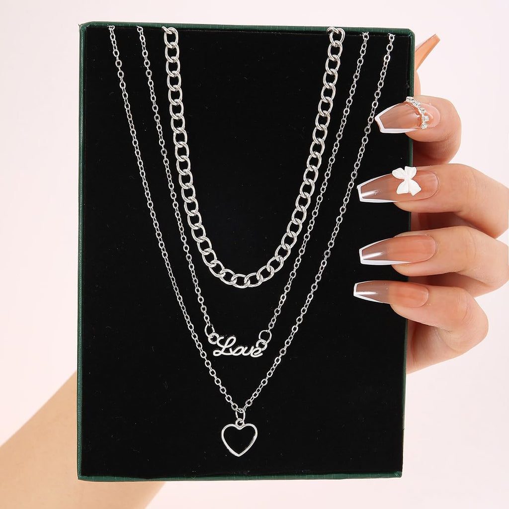 CONGYING 60 PCS Gold Jewelry Set with Multi-Layered Bracelet Necklace, Dangle Earrings, Stackable Ring For Women Valentine Anniversary Jewelry Pack Gifts For Her