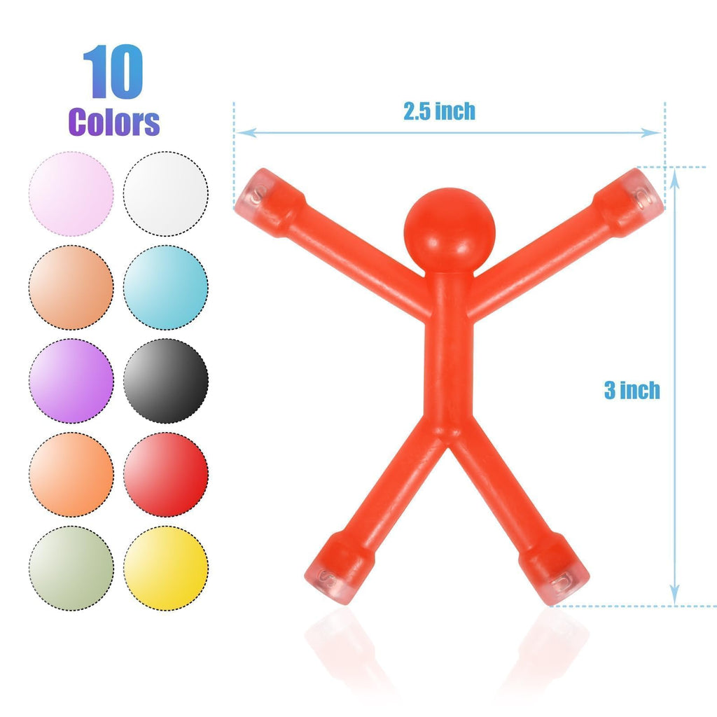 BlissfulTie Magnetic Men, 30 Pcs Magnetic People Toys for Kids