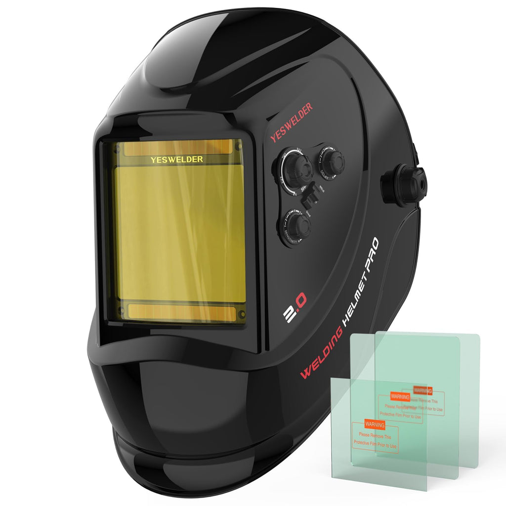YESWELDER Auto Darkening Welding Helmet, Large View, LYG-M800H