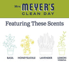 Mrs. MEYER'S CLEAN DAY Multi-Purpose Cleaner Variety Packs 44.5 Fl Oz (Pack of 1), Lemon Verbena