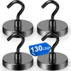 LOVIMAG Magnetic Hooks for Cruise Cabins 130LBS Heavy Duty Magnet Hook 4 P
