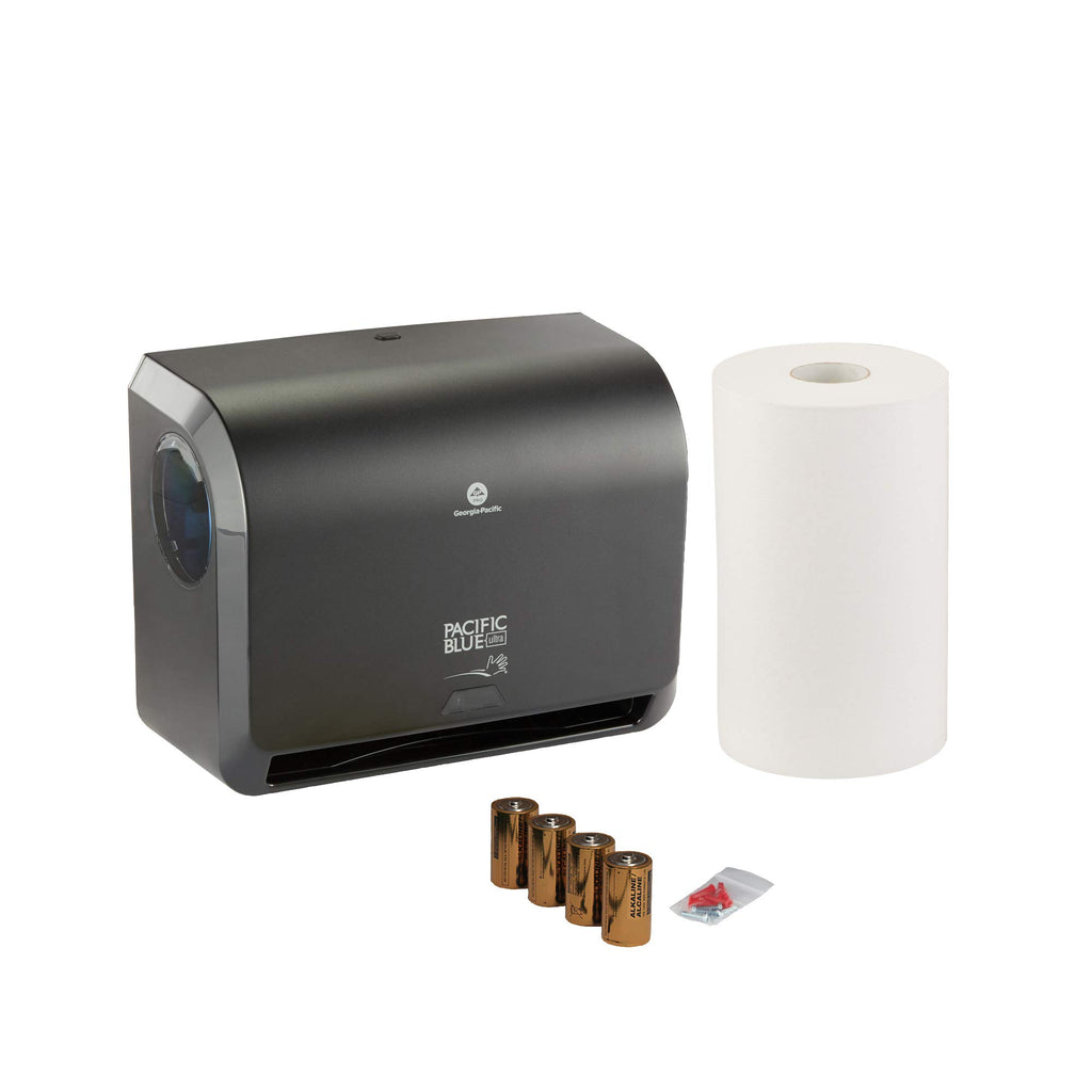 Georgia-Pacific Pacific Blue Ultra Mini Dispenser Trial Kit, Includes 9" Paper Towel Roll and Automated Dispenser, 54519, by Georgia-Pacific