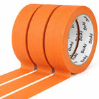 DOAY 3 Pack Orange Painters Tape - Masking Tape 1 Inch Wide - Multi-Surface, Smart Adhesion, Indoor & Outdoor - 270FT Total - Paint Tape for DIY, Labeling, Art, Car, General Purpose (#3910)