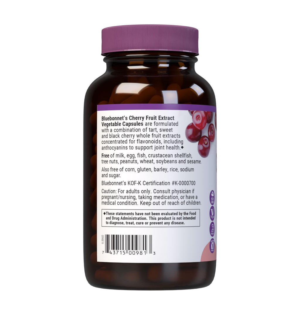 BlueBonnet Super Fruit Cherry Fruit Extract Supplement, 120 Count