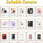Fujifilm Instax Mini Instant Camera Film: 20 Shoots Total, (10 Sheets x 2) - Capture Memories Anytime, Anywhere - Boomph's Comprehensive Ultimate Performance Cloth Solution for Perfect Picture Quality