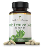 Wild Lettuce Leaf Extract Supplement Capsules 10:1 (120 Capsules)