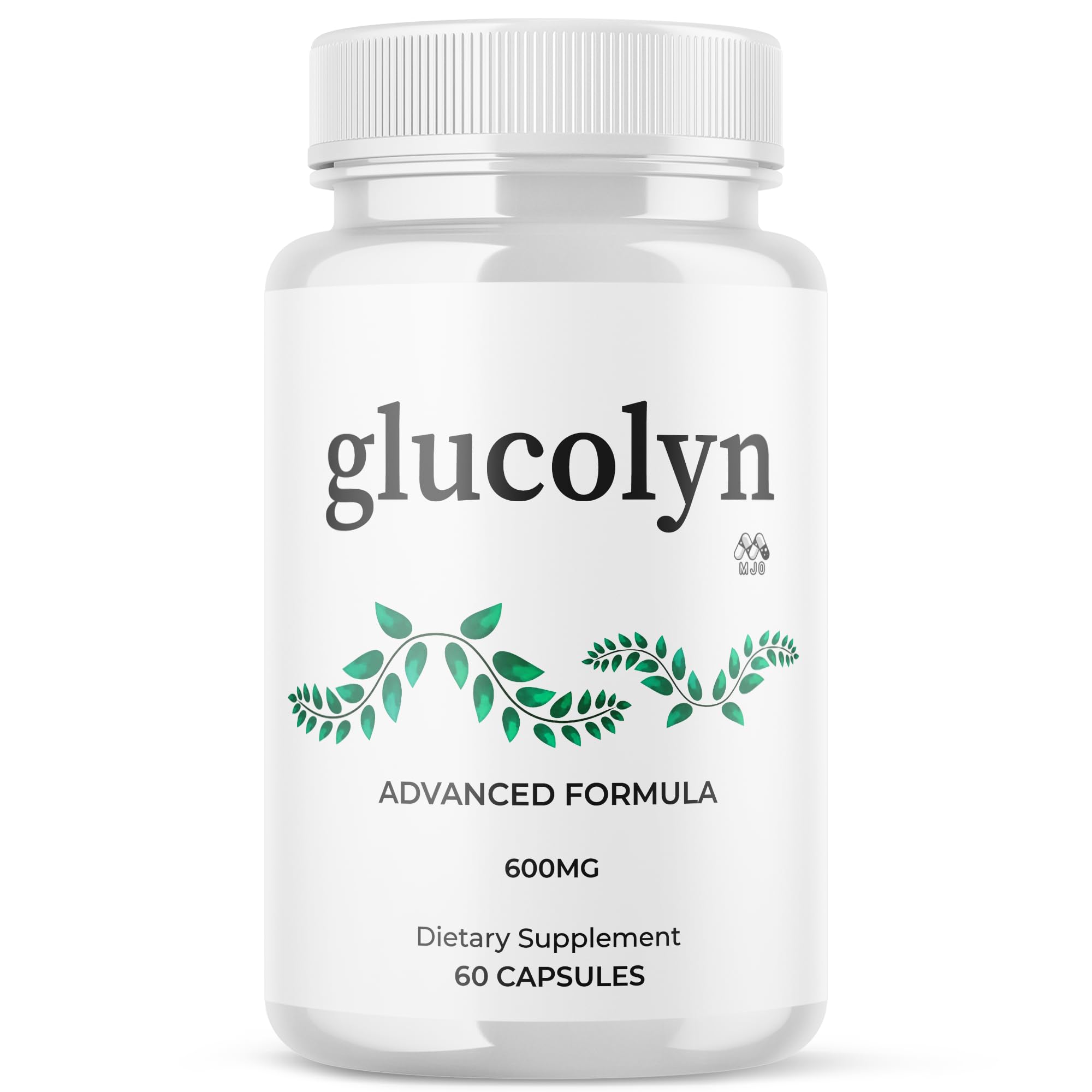 Glucolyn Capsules, Official Glucolyn Pills with All Natural Ingredients, Advanced Glucolyn Overall Health and Wellness Vitamin Support Supplement with Max Strength Multivitamins Support (60 Capsules)