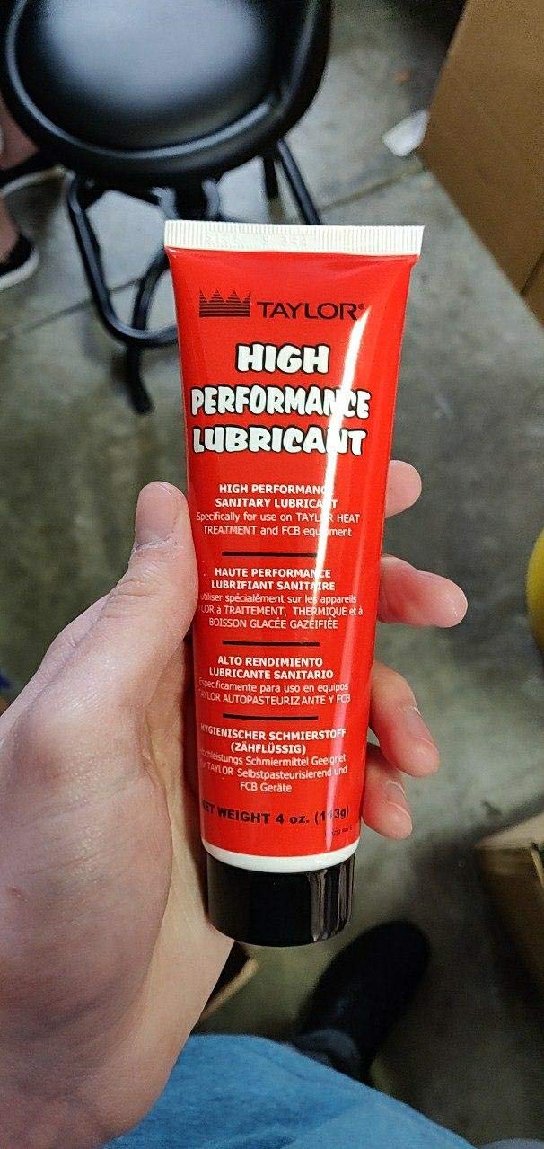 Taylor Red High Performance Food Grade Lubricant 4oz - Heat Treatment Soft Serve Machine Lube - NSF H1 Certified Sanitary Lubricant - Heavy Duty Grease by FryOilSaver Co.