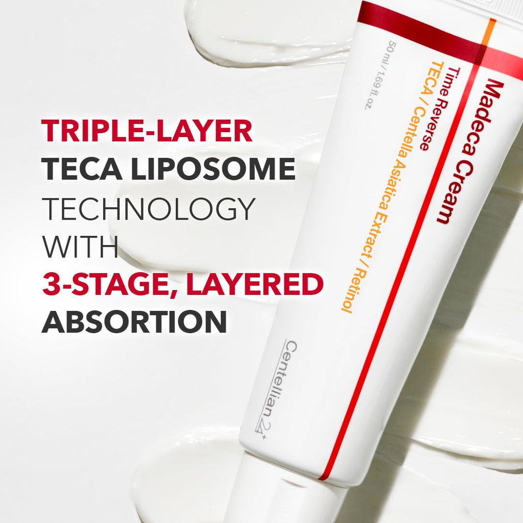 CENTELLIAN 24 Madeca Cream Time Reverse, TECA Moisturizer (2-Pack)
