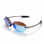 BRADDELL Polarized FL-41 Glasses with Blue Light Reflecting Mirror for Migraine Light Sensitivity, Fluorescent LED Glare, Photophobia and Concussion