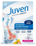 Juven Therapeutic Nutrition Drink Powder Including Collagen Peptides, Amino Acids, and HMB for Wound Healing Support, Fruit Punch, 8 Packets