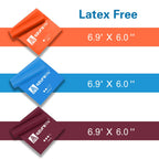 A AZURELIFE Resistance Bands,Professional Long Non-Latex Elastic Stretch Bands,Exercise Bands for Physical Therapy, Yoga, Pilates, Rehab, at-Home or The Gym Workouts, Strength Training