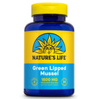 Nature's Life Green Lipped Mussel 1500 mg Capsules for Men and Women - New Zealand Green Lipped Mussel Supplement - Joint Health Support - 30 Servings, 90 Capsules