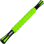 MZDXJ Muscle Roller & Massage Roller Stick for Athletes - Lymphatic Drainage Support, Relieves Muscle Soreness, Cramping & Tightness - Targets Legs, Arms, Back & Calves （Green - 18inch）
