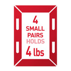 Command 15, 10, & 5 lb Large, Medium and Small 32 Pairs Picture Hanging Strips (64 Strips), Damage-Free Hangers for Picture Frames, No Tools Required, Great for Home Room Wall Decor, White Adhesive