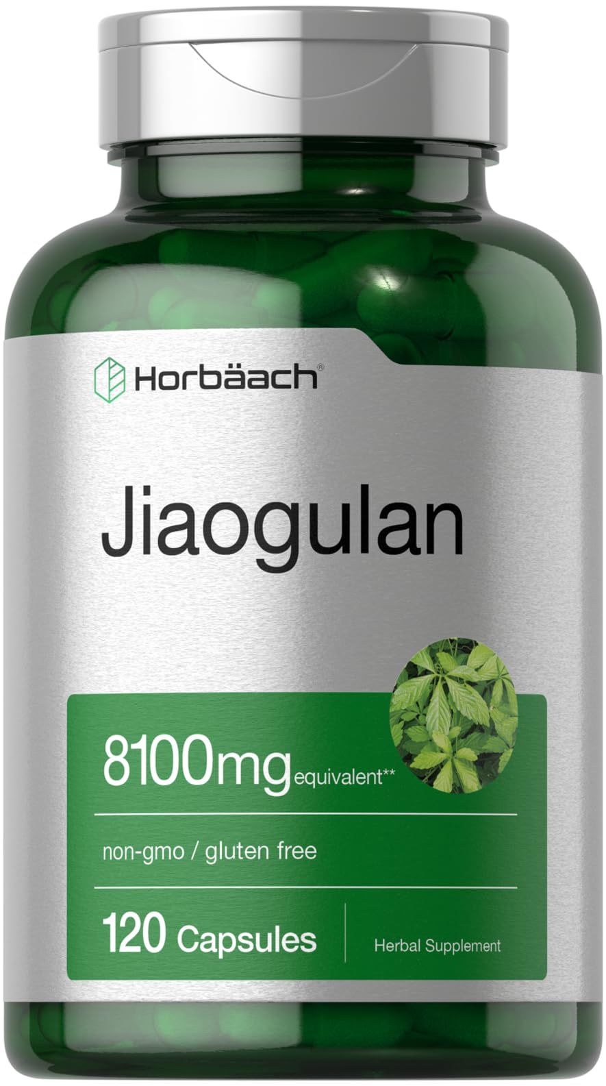 Horbäach Jiaogulan Capsules | 120 Count