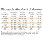 Tranquility Premium OverNight Disposable Absorbent Underwear (72 Count) - M, 34-48 in. Waist - Maximum Absorbency, All-Night Sleep, Breathable Comfort, 72 Adult Diapers