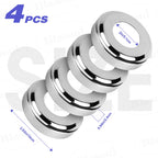 Universal Fit Pool Ladder Escutcheon Plates 4Pack,Blasoul Stainless Steel Cover Plate for 1.9" Inground Pool Handrail
