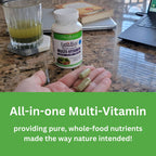 Paradise Herbs Earth's Blend Women's Once Daily Multivitamin with Iron, 48 Organic Superfoods, Probiotics, Antioxidants, Vitamins A, B12, C, D, K2, 120 Capsules