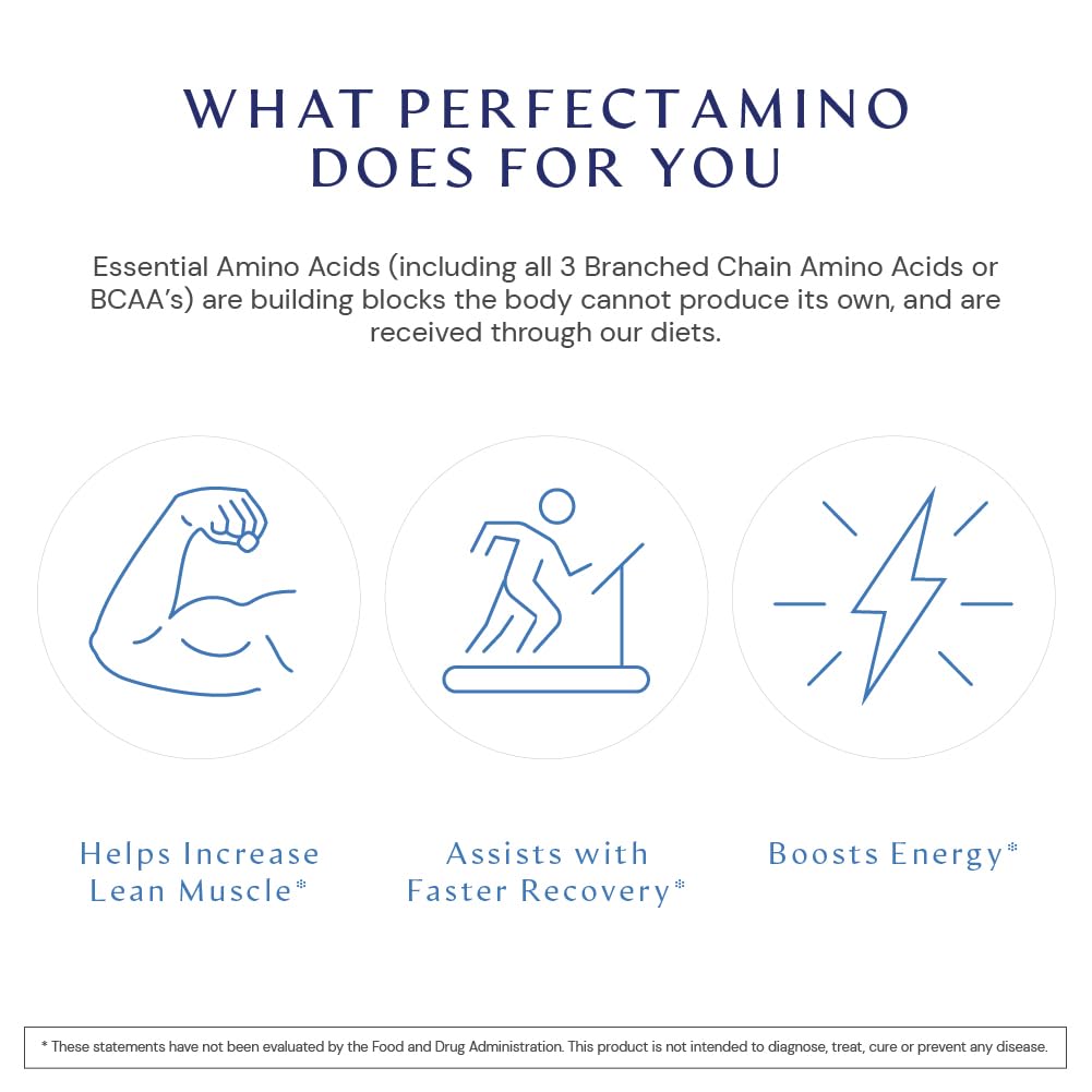 BodyHealth PerfectAmino (300 Tablets) Essential Amino Acid Supplement with BCAA and EAA, Muscle Recovery, Boost Energy & Stamina, 99% Utilization, Vegan Branched Chain Protein Pre/Post Workout