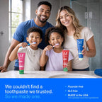 Mouthology 10% Nano Hydroxyapatite Toothpaste (3pk, Fluoride Free), Whitening*, Supports Enamel Care*, Appropriate for Sensitive Teeth*, SLS Free, Xylitol nHA Toothpaste Adults, Mint 4oz (USA Made)