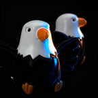 Nyuemystery 100 Pcs Mini Resin Bald Eagle Figurines, Patriotic American Eagle Statues for Garden Decor, Party Supplies, Independence Day Celebrations (Bald Eagle)