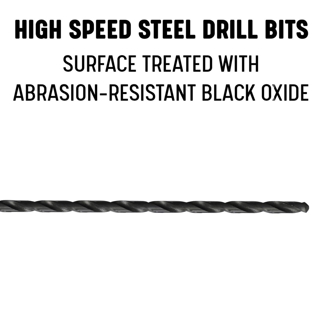 Drill America - DWDDL8X9/32 9/32" x 8" High Speed Steel Extra Long Drill Bit, DWDDL Series
