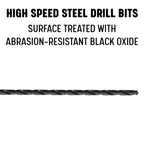 Drill America - DWDDL8X9/32 9/32" x 8" High Speed Steel Extra Long Drill Bit, DWDDL Series