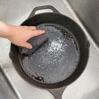 CARON & DOUCET - Cast Iron Cleaning & Restoring Scrub | 100% Natural | Best for Removing Rust Without Scratching & Care Before Cleaning, Washing & Seasoning (2 Pound)