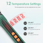 BANGMENG Mini Thermal Round Brush, 0.35 Inch Barrel Volume Heat Styling Brush for Men and Women Short Thin Curly Straight Hair, Heated Curling Iron,12 Temperature Setting (0.95 Inch with Bristles)