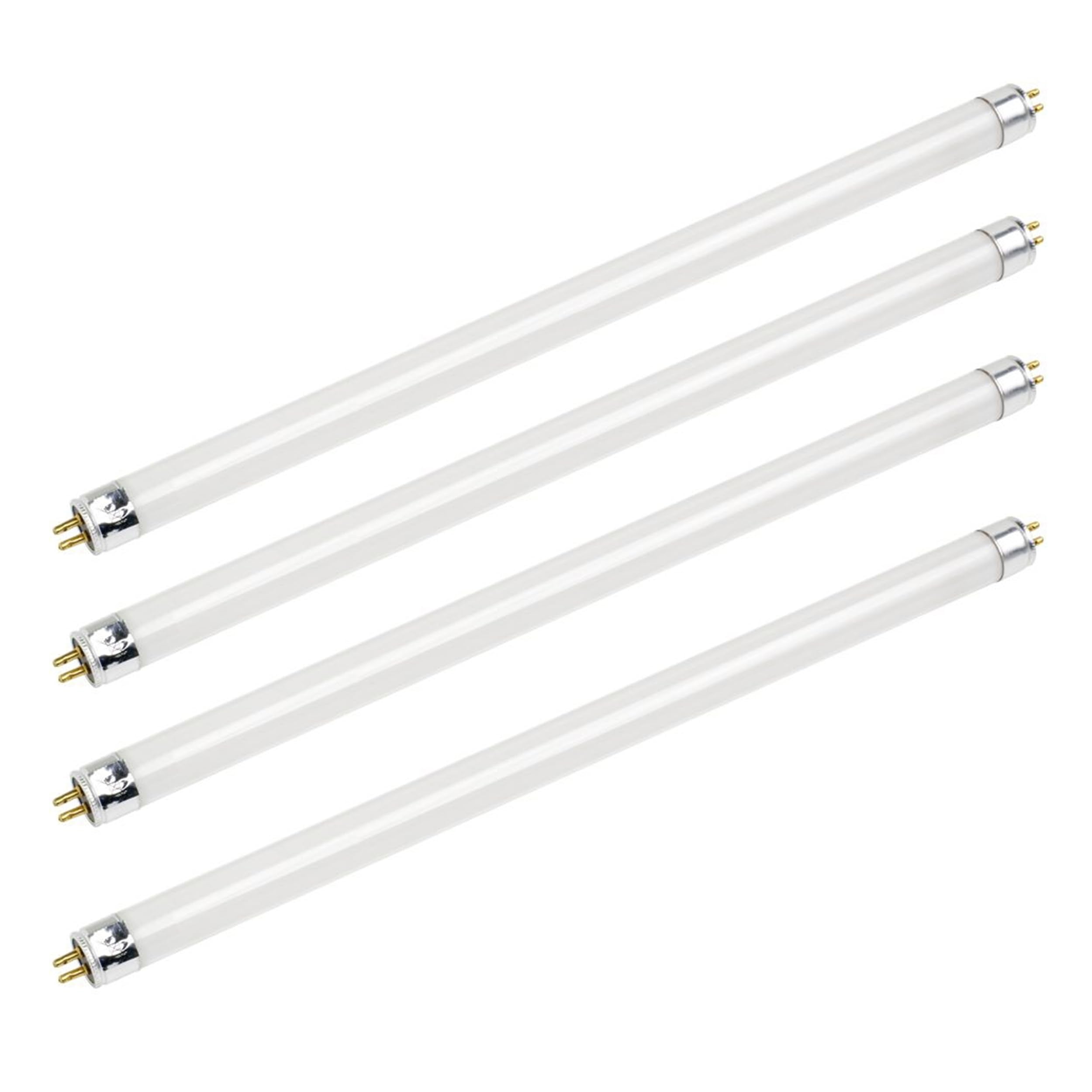 Unique Bulbs Pack of 4 F8T5/WW 8W T5 12" Daylight White 3000k Fluorescent Light Bulb 20,000hr