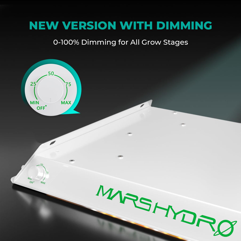 MARS HYDRO 100W TS600 2x2ft Dimmable LED Grow Lights for Indoor Plants