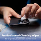 Care Touch Lens Cleaning Wipes with Microfiber Cloths (1 Count)