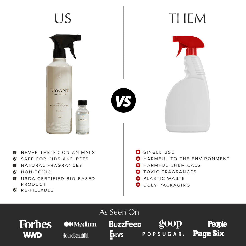L'AVANT Collective Multipurpose Surface Cleaner | Provides a Powerful Clean to Remove Grease & Grime | Fresh Linen Scent (16 Fl oz)
