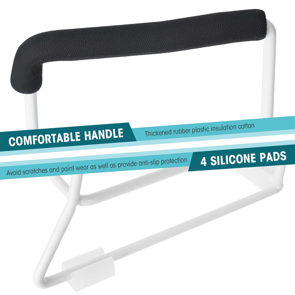 Zipcase Large Size Stocking Donner, Sock Aid Tool to Put on Compression Socks for Large Calves from 18" to 20" in Circumference(Compatible for JOBST,SB SOX,CHARMKING,FITRELL,Bluemaple,COOLOVER) White