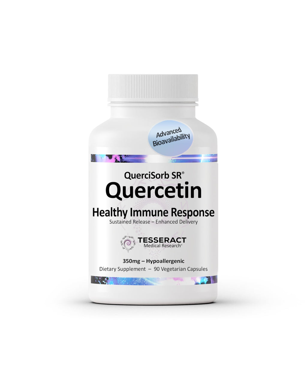 Tesseract Medical Research QuerciSorb SR Quercetin Supplement, Sustained Release, Supports Immune Function and Overall Health, Hypoallergenic. 400 mg, 90 Day Supply