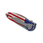 Kershaw Leek Folding Pocket Knife, 3" Sandvik 14C28N Blade, Aluminum Handle, Slim and Versatile Tool, Made in the USA