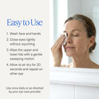Cliradex Towelettes - Natural Face, Eyelash & Eyelid Cleanser - Wipes for Demodex, Blepharitis, Mgd and Red Irritated Eye Lid - Tea Tree Oil Extract.
