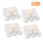 48 Pack Floating Candles for Centerpieces, 2 Inch Small Floating Candles for Holiday, Weddings, Parties, Special Occasions and Christmas Home Decorations