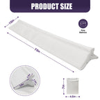 JZHLLA Triangle Bed Gap Filler King High Density Foam Headboard Gap Filler Pillow with 2 PCS Pockets and Removable Washable Cover, Prevent Items from Falling