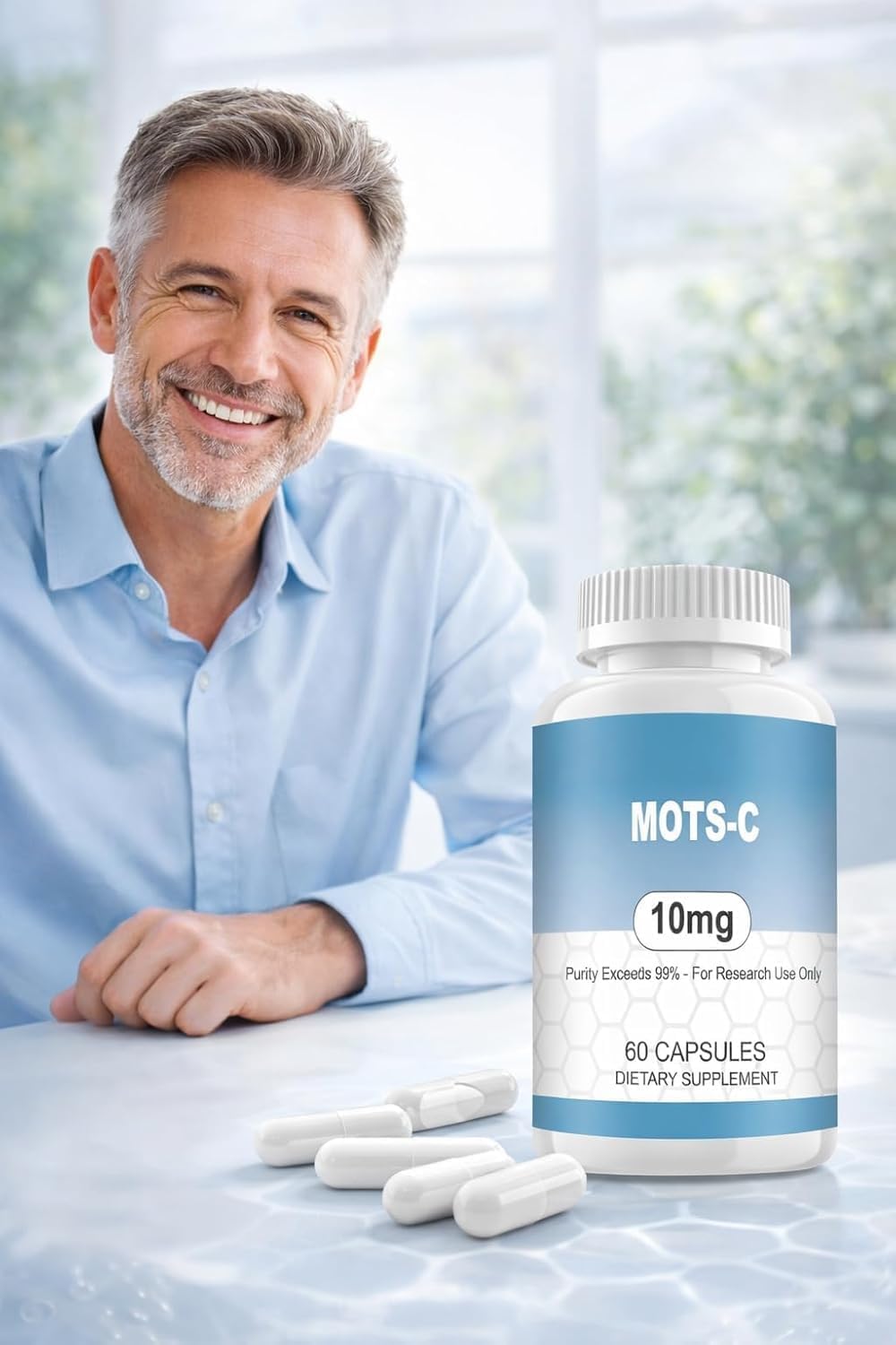 GOUBEE MOTS-c Capsule - 10mg, High-Purity Capsules, 99% Purity - 60 ct