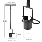 Omesata Sod Plugger, Bulb Planter Grass Plug Tool for Digging Holes