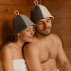 Premium Sauna Hat – 100% Natural Wool, Handmade Sauna Headwear for Men and Women – Eco-Friendly, Breathable, Insulating Hat for Sauna, Steam Room, Banya, and Bathhouse – One Size Fits All, Grey