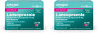 Amazon Basic Care Lansoprazole Delayed Release Capsules, 15 mg, Proton Pump Inhibitor, Treats Frequent Heartburn, 24 Hour Heartburn Medicine, 42 Count (Pack of 2)
