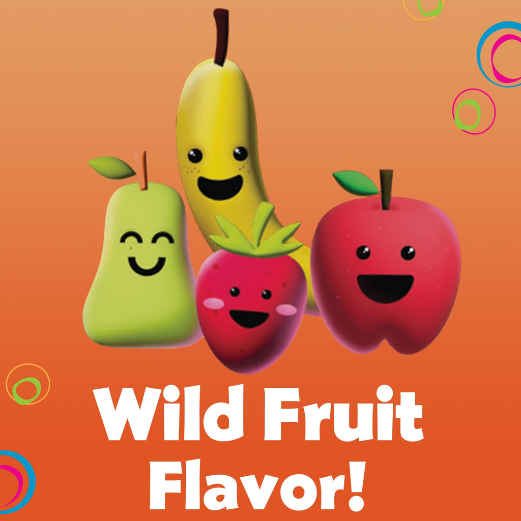 DenTek Fun Flossers – Kids Floss Picks with Wild Fruit Flavor, 90 Count