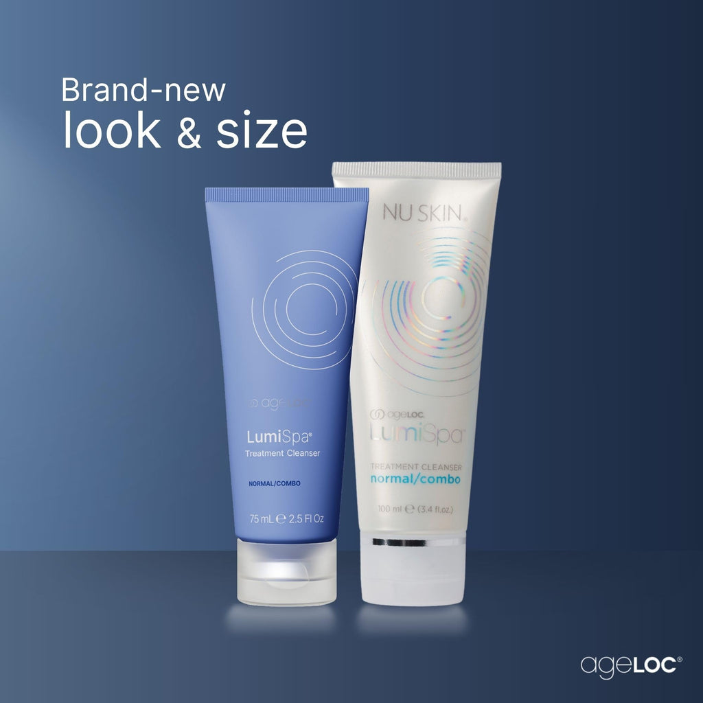 Nu Skin ageLOC LumiSpa Treatment Cleanser | Normal/Combo Skin | Promotes Smooth, Refreshed Skin | Enhanced LumiSpa Performance | Infused with ageLOC Technology | 2.5 fl oz