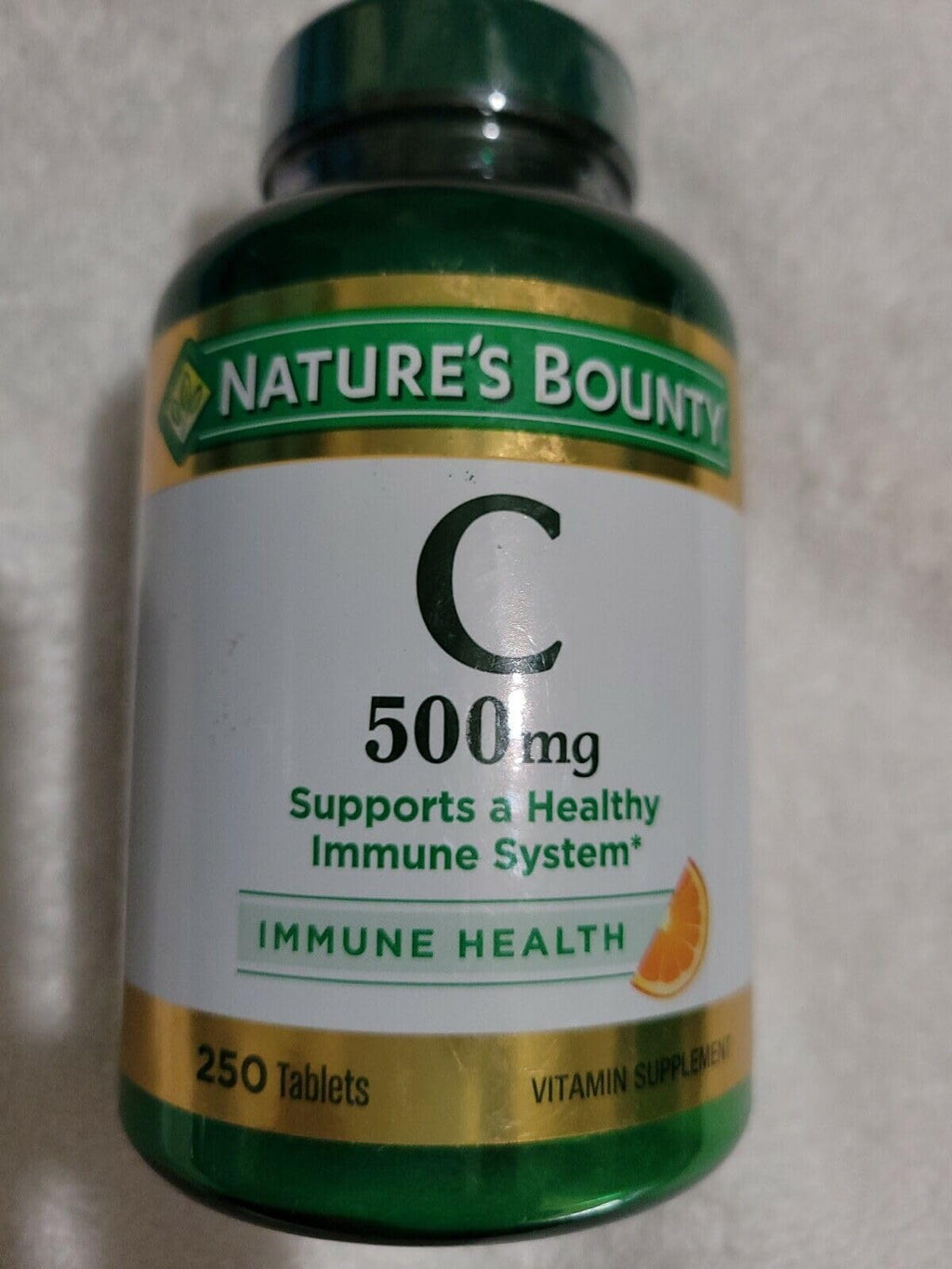 Nature's Bounty Pure Vitamin C 500 mg Tablets 250 Tablets (Pack of 9)
