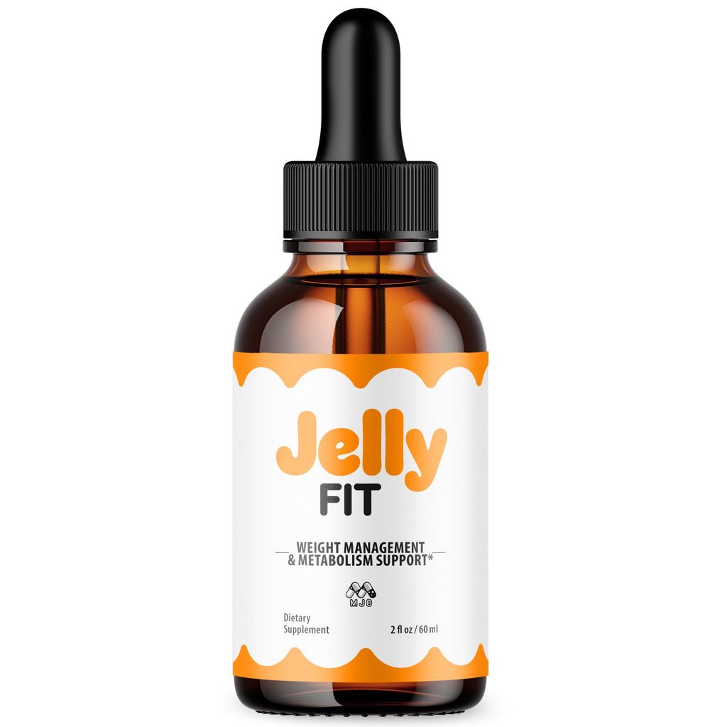 Jelly Fit Drops, Official JellyFit Drops with All Natural Ingredients, Advanced Jelly Fit Health and Wellness Support Supplement, JellyFit Maximum Strength Active Lifestyle Multivitamin (30 Servings)
